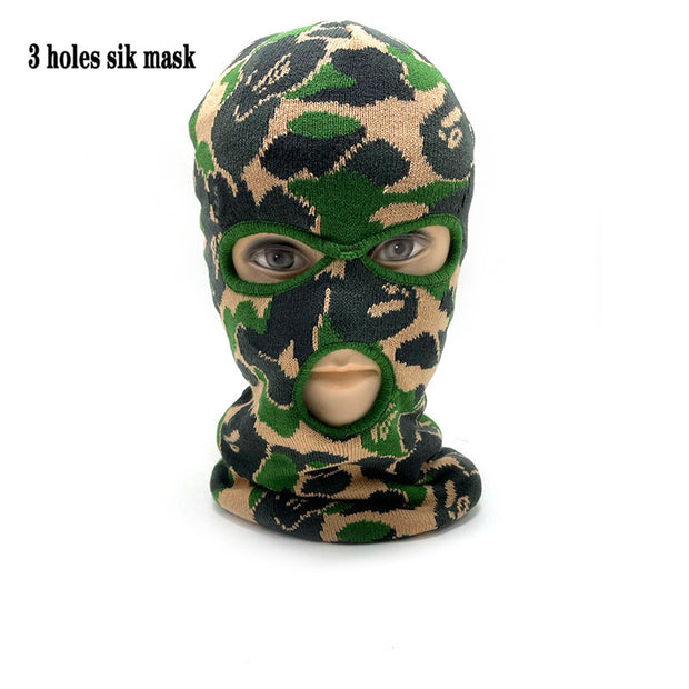 Camouflage casual street three-hole hat