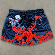 Ghoul Anime Print Shorts