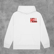 I'm Going To Hell Print Long Sleeve Hoodies
