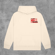 I'm Going To Hell Print Long Sleeve Hoodies