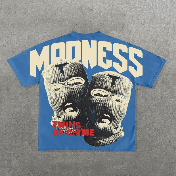 Madness Print Short Sleeve T-Shirt