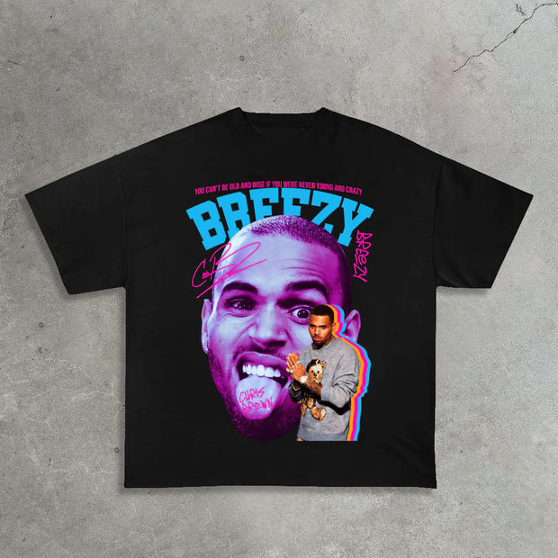 Hip-hop trendy short-sleeved street T-shirt