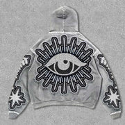 Retro Eyes Oversized Hoodie