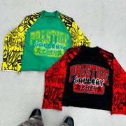 Palestine Print Long Sleeve Raglan Sleeve T-Shirt