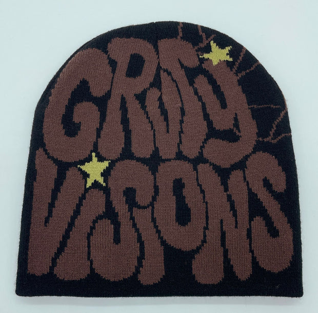 Men's and women's jacquard hats with letters hip-hop caps