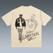 Street Basketball Star Print T-shirt