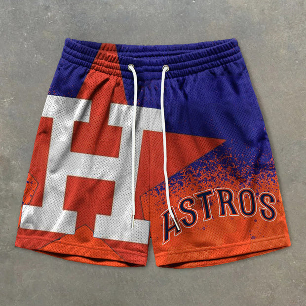 Preppy Fashion Track Shorts