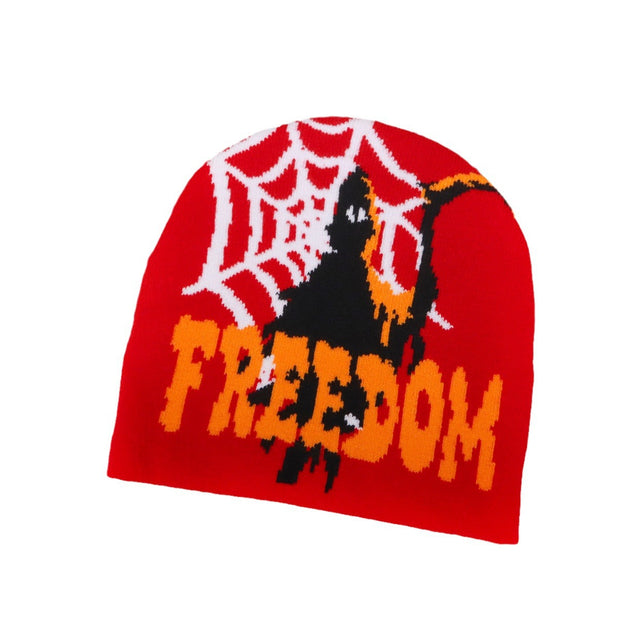 Halloween jacquard knitted hat