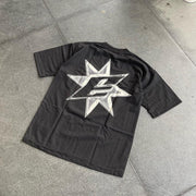Casual letter print graphic T-shirt