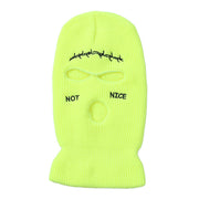 Eyes Hollow Out Funny Pullover Knit Hat