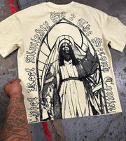 Redemption Print Casual Street Tee