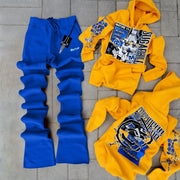 Stylish personalized printed hoodie set