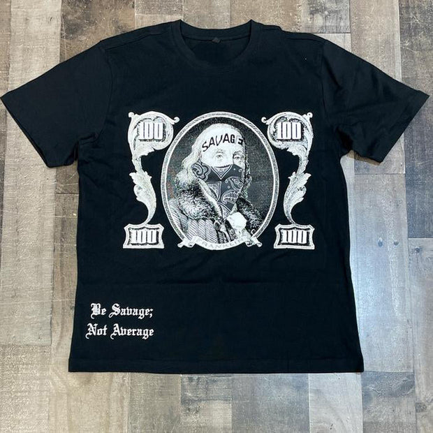 Personalized printed round neck short-sleeved T-shirt men