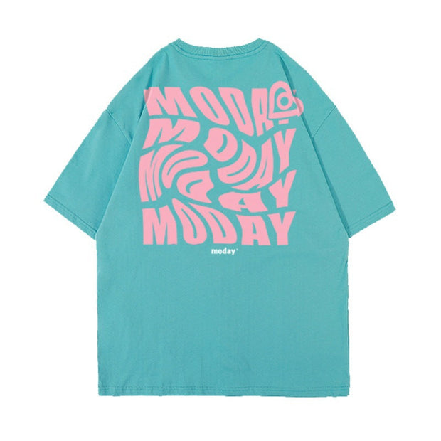 Street style loose T-shirt simple and versatile