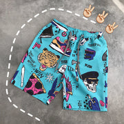 Cartoon casual pants beach pants couple shorts
