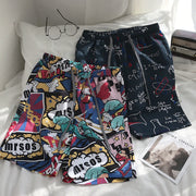 Cartoon casual pants beach pants couple shorts