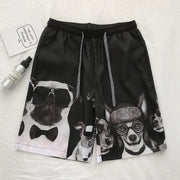 Cartoon casual pants beach pants couple shorts