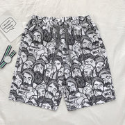 Cartoon casual pants beach pants couple shorts