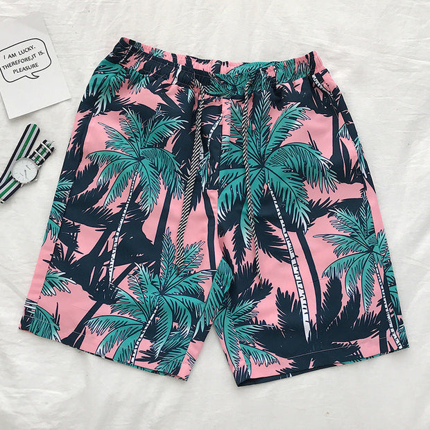Cartoon casual pants beach pants couple shorts