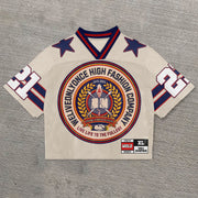 College Casual Street Retro Mesh Jersey
