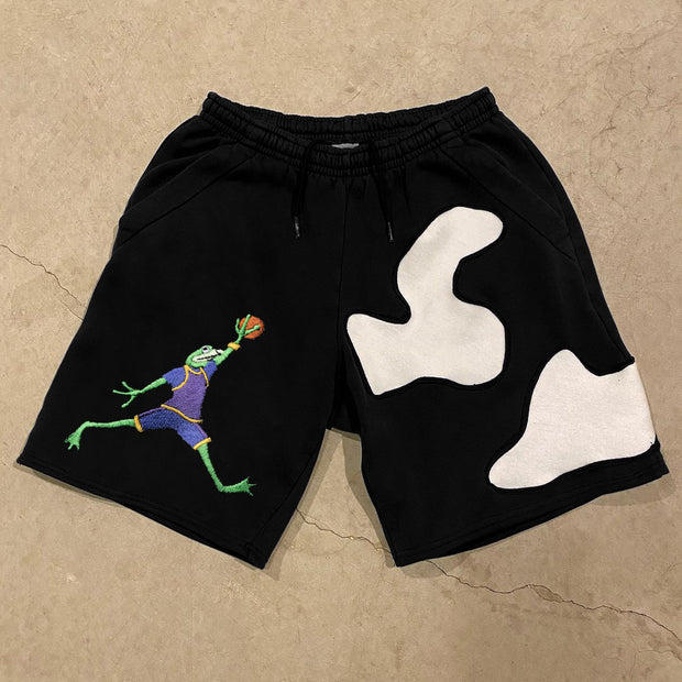 Personalized Print Trend Street Casual Shorts