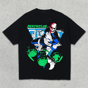 Skull Graphic Print Short Sleeve T-Shirt