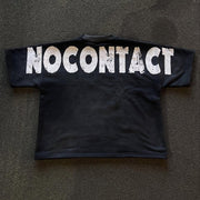 No Contact Print Short Sleeve T-Shirt