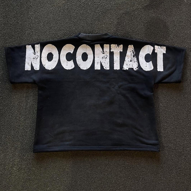 No Contact Print Short Sleeve T-Shirt