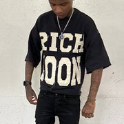 Rich Soon Patch Casual Streetwear T-shirt