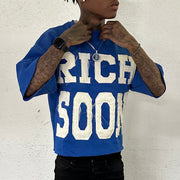 Rich Soon Patch Casual Streetwear T-shirt