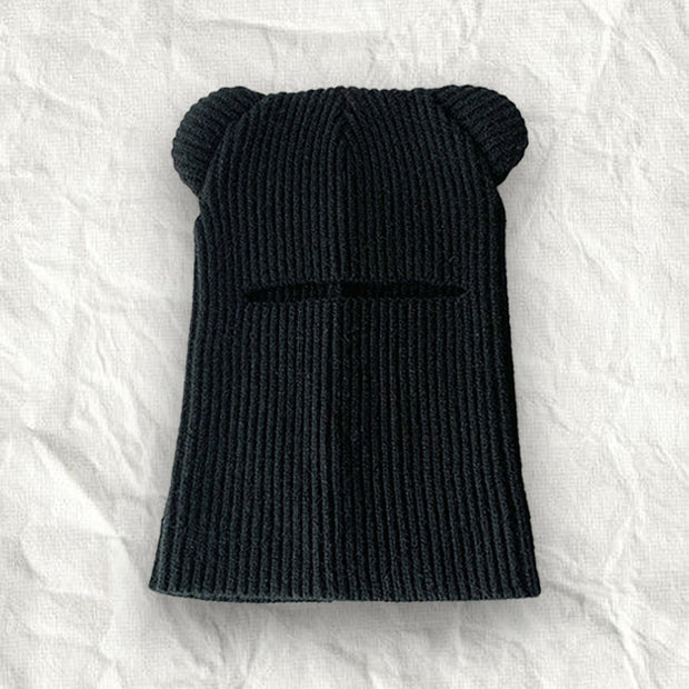 Bear Ears Funny Pullover Knit Hat