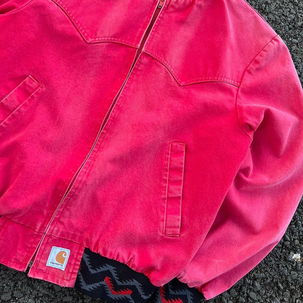 Pink Hunter Aztec Vintage Work Jacket