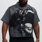 Grizzly Bear Tapestry Work Shirt Jacket