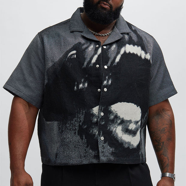 Grizzly Bear Tapestry Work Shirt Jacket