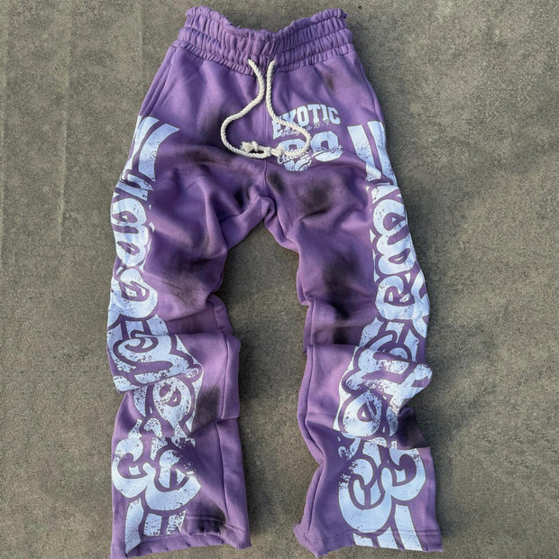 Casual Hip Hop Retro Heavy Sweat Pants