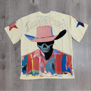 godspeed print crew neck T-shirt