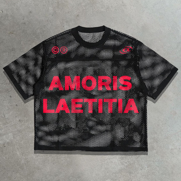 Amoris Laetitia Casual Street Mesh Jersey