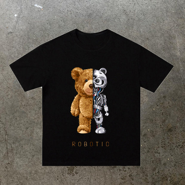 Casual print short sleeve