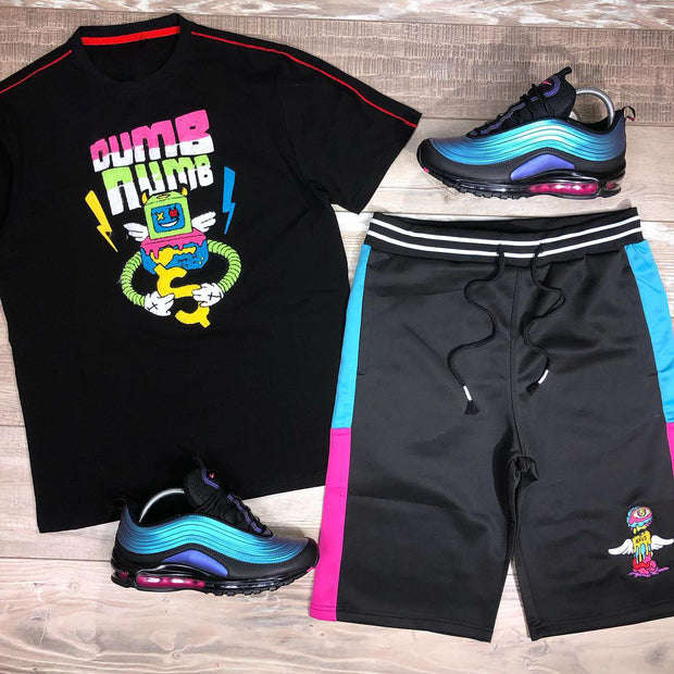 Personalized Street Style Casual T-Shirt Shorts Set