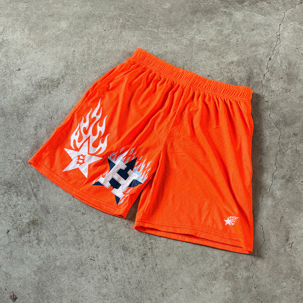 Solid Houston Print Shorts