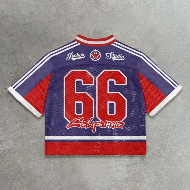 Lucky Star Casual Street Mesh Jersey
