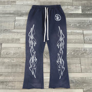 casual printed street trousers