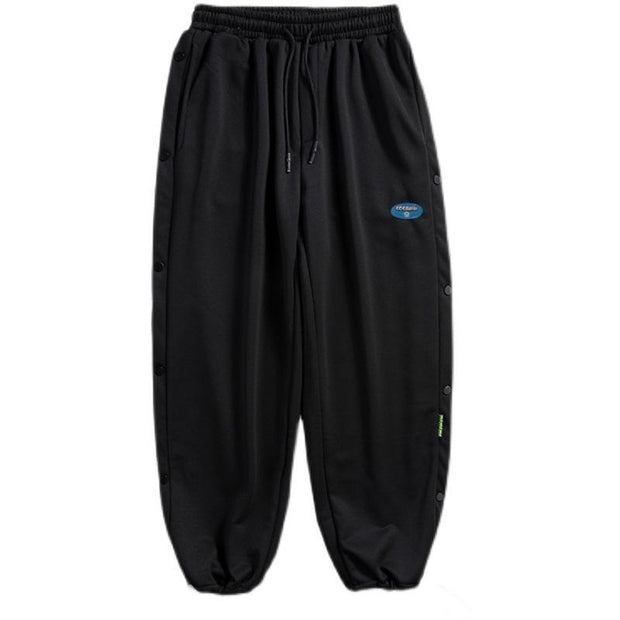 Sports casual pants buttoned trousers