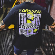 Street style personality casual loose short-sleeved T-shirt