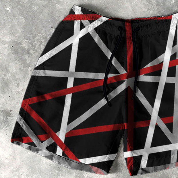 Abstract Lines 5 Inseam Shorts