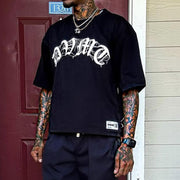 No.18 Spider Web Print Short Sleeve T-Shirt