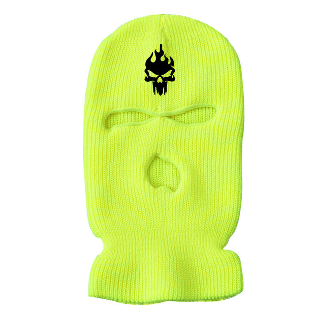 Fashion warm ski three-hole hat