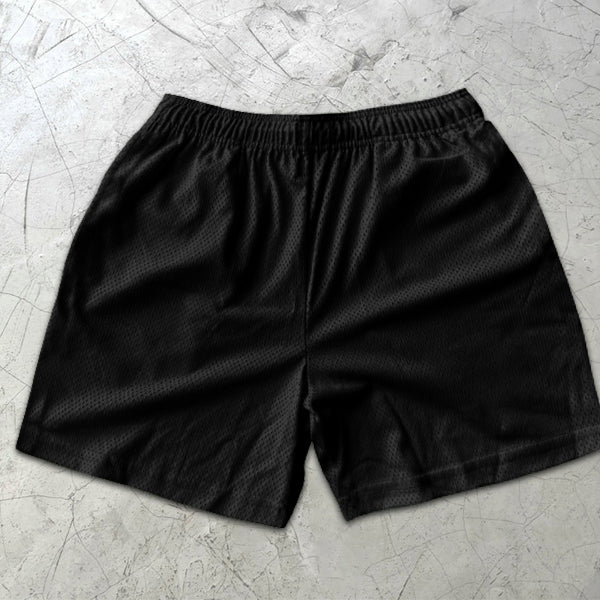 Angel Butterfly Graphic Print Elastic Shorts