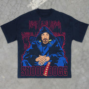 Vintage Street Print Short Sleeve T-Shirt