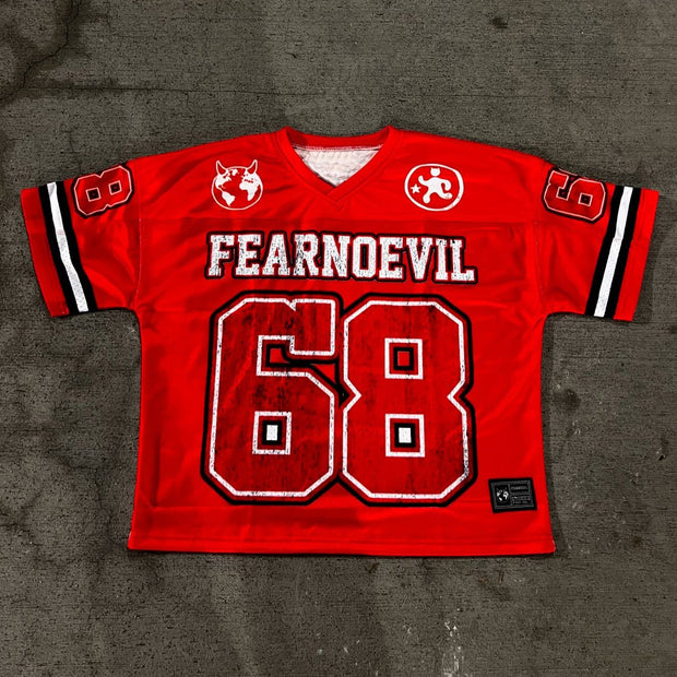 Fearnoevil Casual Street Mesh Jersey